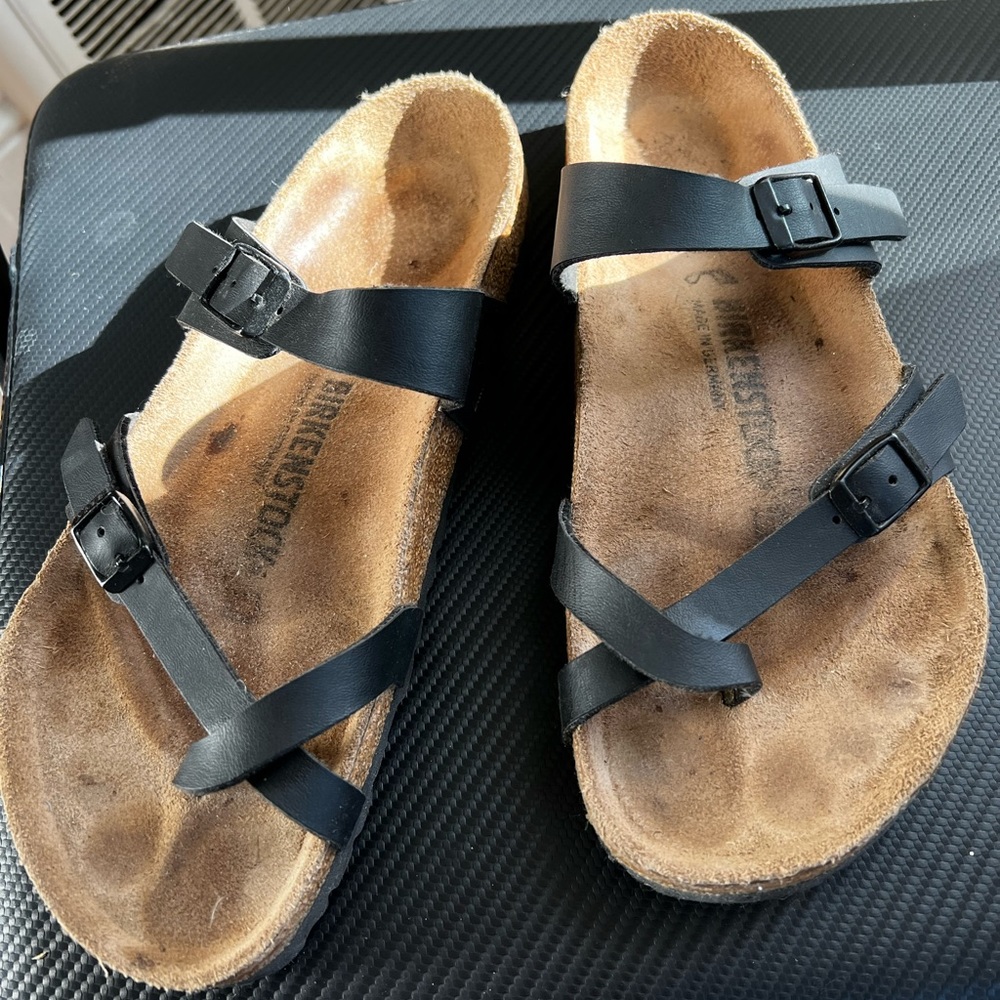 Black Birkenstocks Sandals
